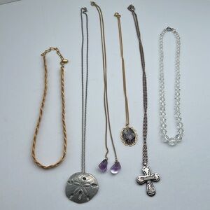 Variety of Vintage Costume Jewelry Necklaces